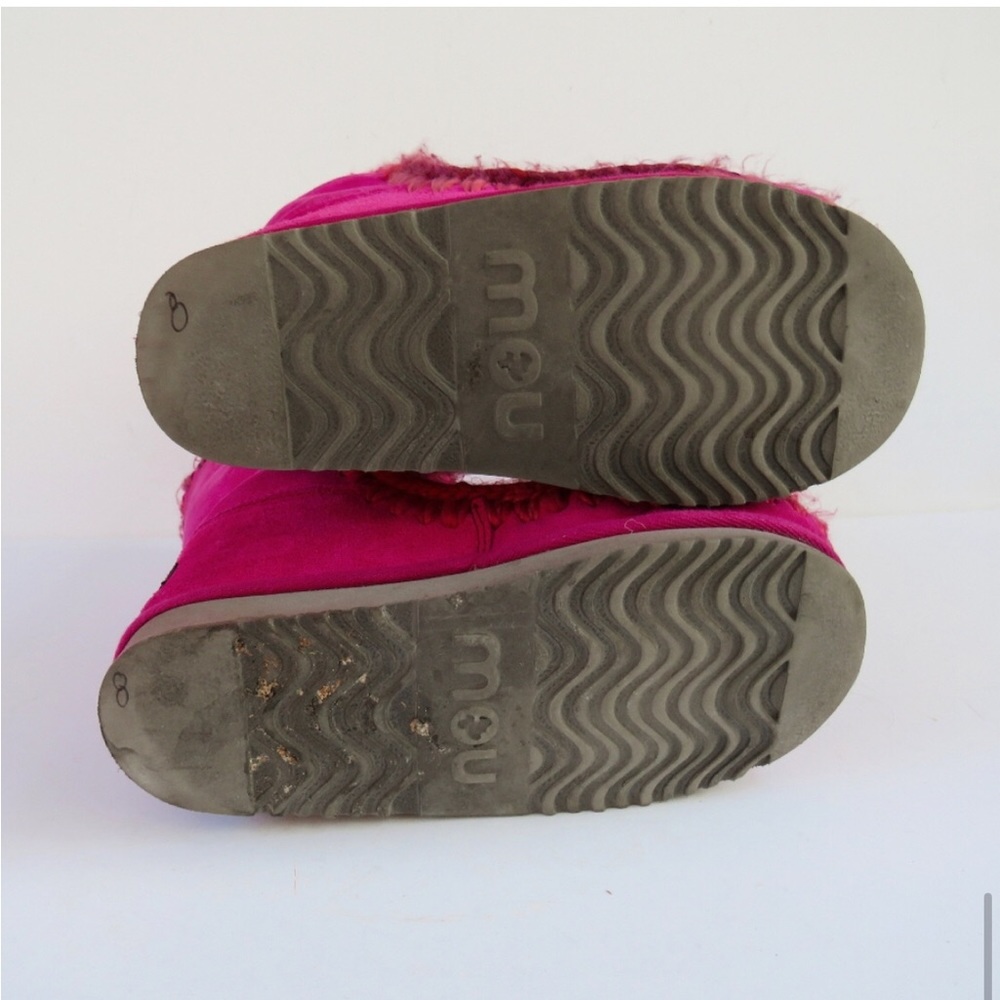 MOU Cyclamen Fuchsia Hot Pink Eskimo Boots - Picture 10 of 10